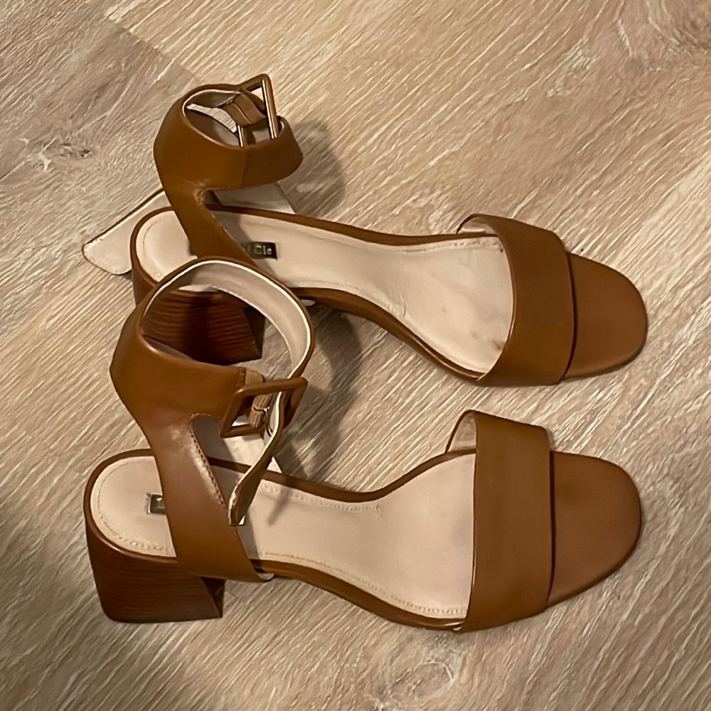 Louise et Cie 3-inch block heel ankle strap sandals